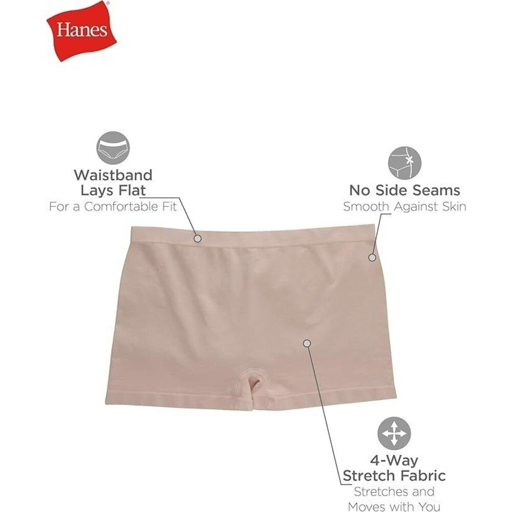 6-Pack Hanes Women's Underwear XX-LARGE Assorted Comfort Flex Bikini Boyshort - Picture 5 of 9